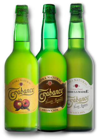 Sidra Trabanco en Sidrería Colunga Langreo